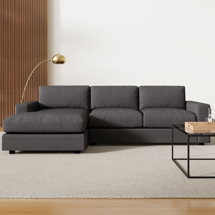 Urban 2-Piece Chaise Sectional (106"–116") | West Elm (US)