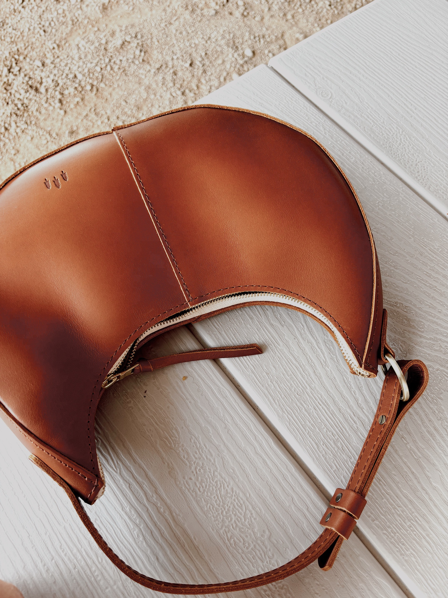 New fall leather croissant bag 
On sale today for LDW 30% off making it under $100!!!! 

Code LABOR30

#LTKFallSale