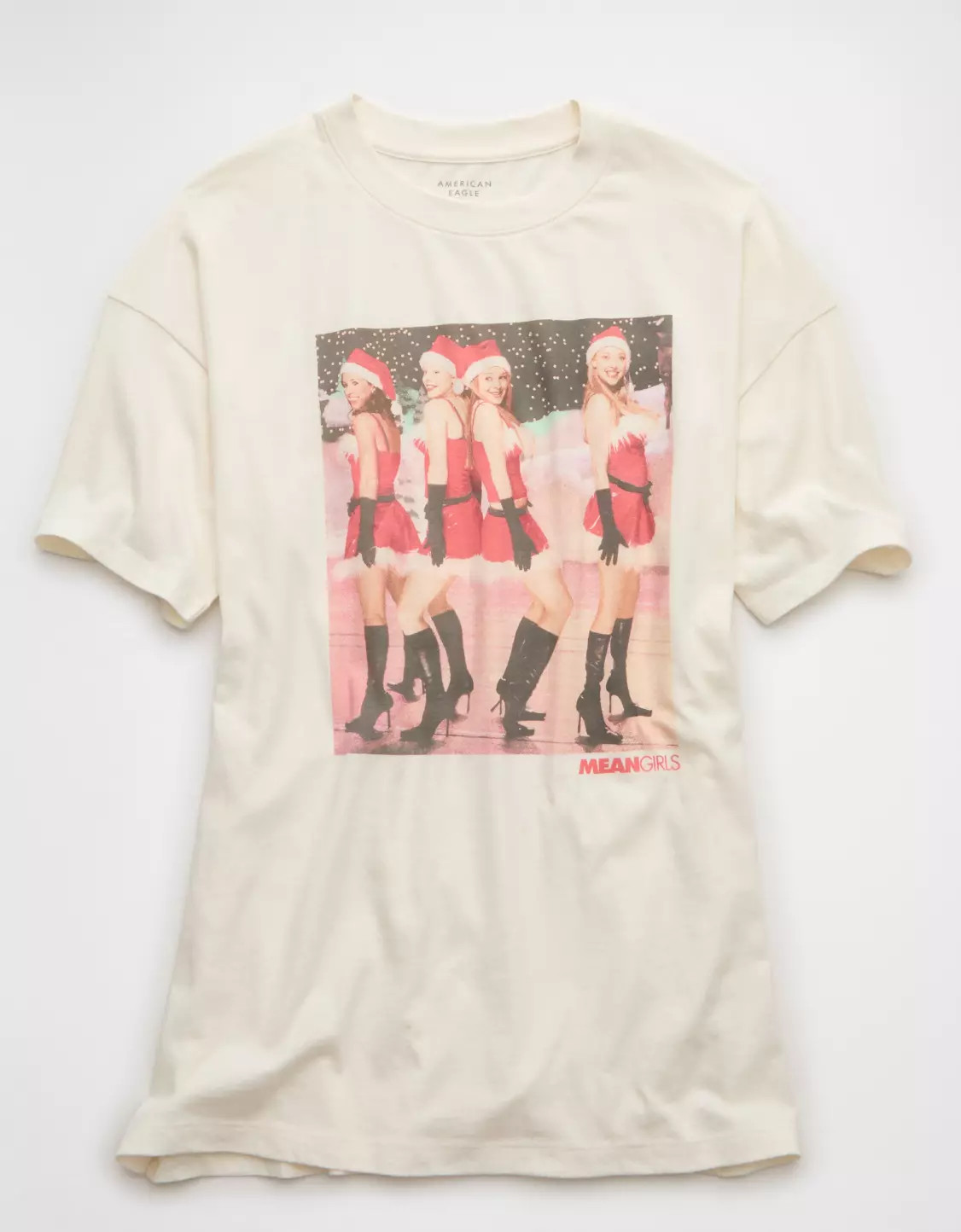 AE Mean Girls Holiday Relaxed Graphic T-Shirt | American Eagle Outfitters (US & CA)