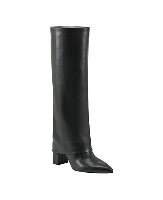 Women's Fadila Fold Over Cuff Knee High Dress Boots | Macy's