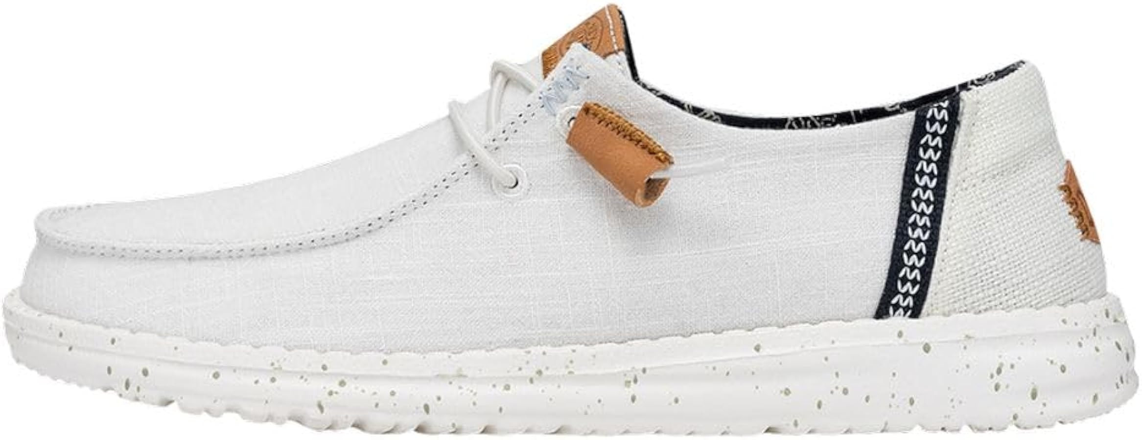 Hey Dude Women's Wendy Washed Canvas | Women’s Shoes | Women’s Lace Up Loafers | Comfortable ... | Amazon (US)