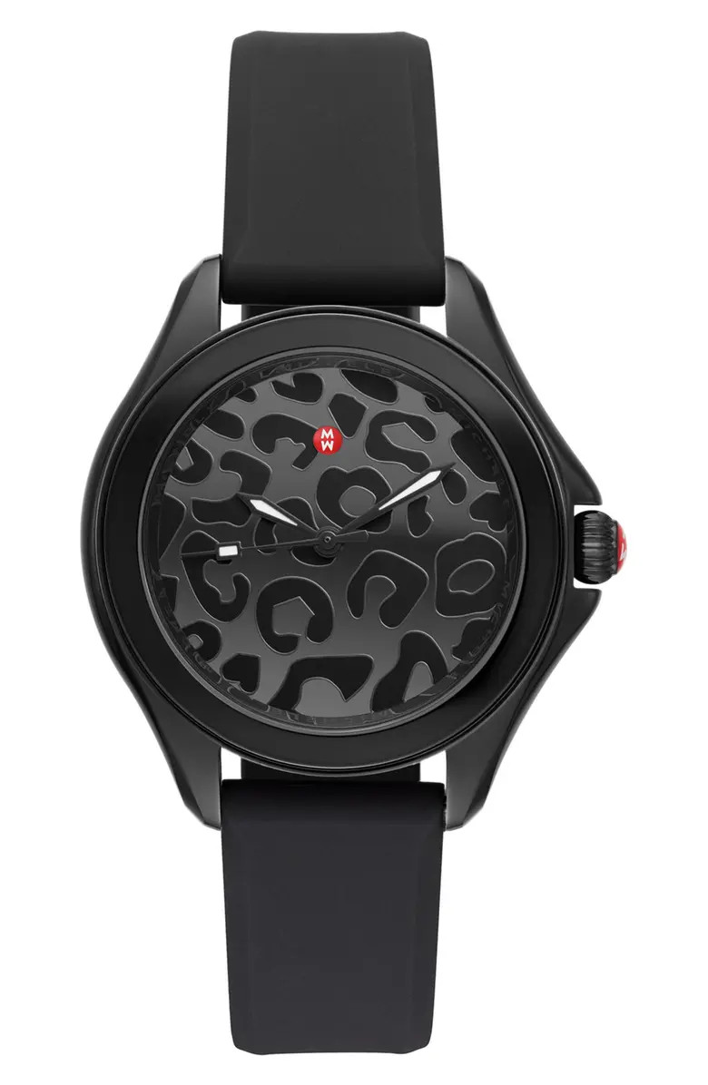 Cape Topaz Chronograph Silicone Strap Watch, 38mm | Nordstrom Rack