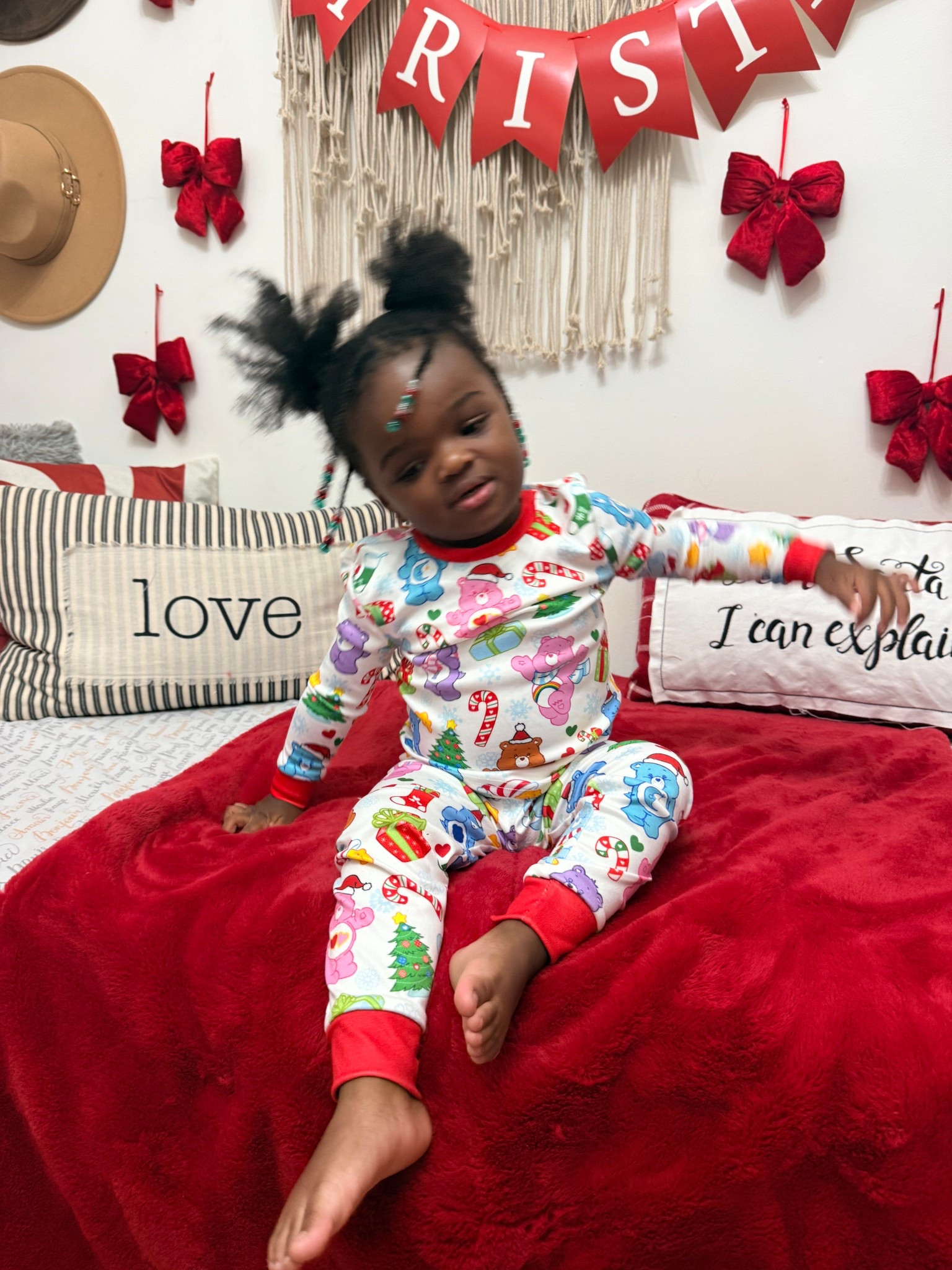 Girlie pop’s #ChristmasPajamasOfTheNight comes with her daily affirmations, of course!! ✨💗
She’s sooo good at them now — she even says them without me repeating them, and my heart can’t take it 😭🤎

Tonight she’s wearing the cutest SHEIN X Care Bears Christmas pajamas  and they are ADORABLE.
I linked all her Christmas PJs on LTK so you can shop her little collection!

#christmaspajamas #toddlerchristmas #sheinkids #holidaystyle #LTKkids #LTKholiday #LTKfinds #LTKsale #shoppingfavorites #onlineshopping #festivemoments #ShoppingWithPriiincesss #Atlantamom #Atlantabloggers #Atlantablogger #AtlantaCreator #Atlantacontentcreators #Atlantacontentcreator

#LTKKids #LTKSaleAlert #LTKHoliday

#LTKHoliday #LTKSeasonal #LTKKids