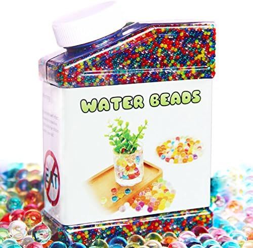 Elongdi Water Beads Pack Rainbow Mix 50,000 Beads Growing Balls, Jelly Water Gel Beads for Spa Re... | Amazon (US)