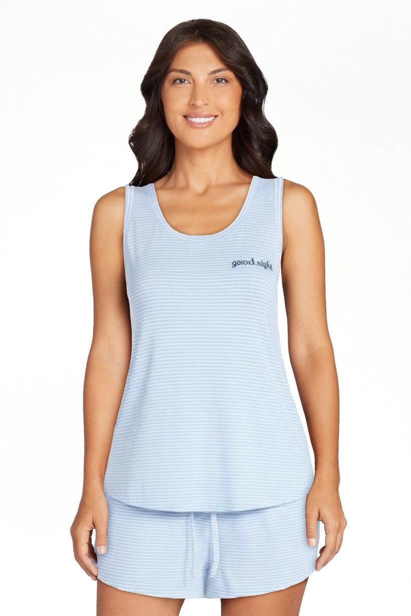 Joyspun Women's Tank Top and Shorts Pajama Set, 2-Piece, Sizes XS-3X | Walmart (US)