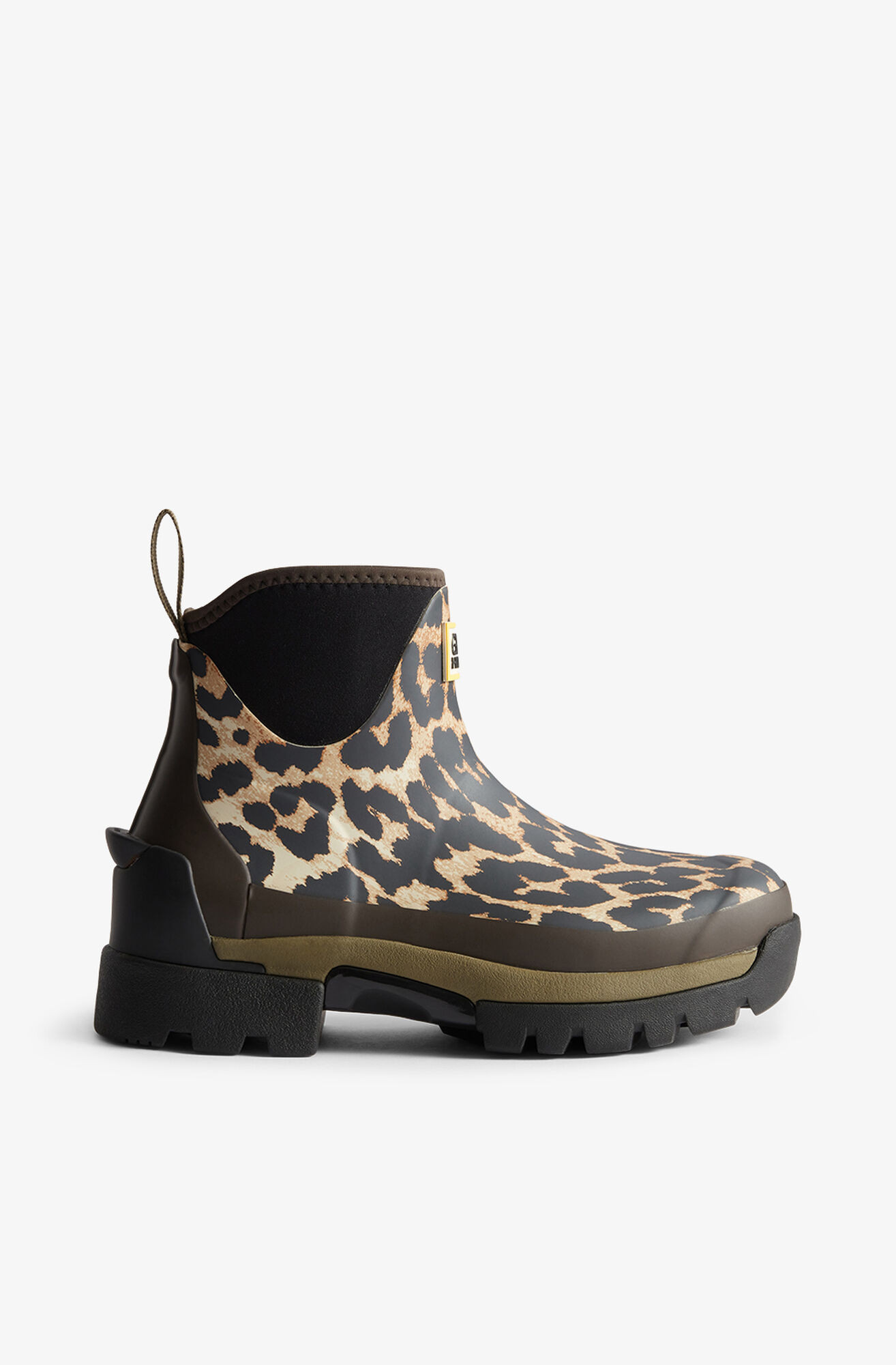 Balmoral Ankle Boots mit Leopardenmuster | Ganni