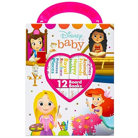 Disney Baby Princess Cinderella, Belle, Ariel, and More! - My First Library Board Book Block 12 B... | Amazon (US)