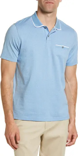 Men's Coombe Mini Jacquard Polo | Nordstrom