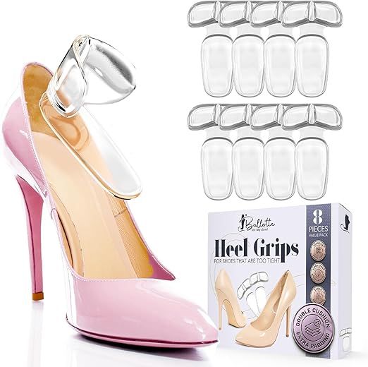 Ballotte Silicone Heel Protector - Heel Grips Heel Pads Shoe Pads Shoe Inserts for Women Heels - ... | Amazon (US)