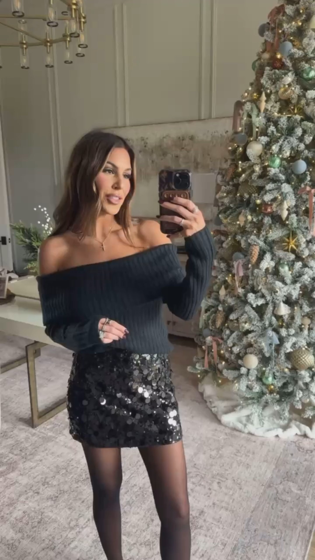 the cutest look for the holidays!!! up to 40% off and an extra 15% off with code HOLIDAYRUSH ❤️ 

Wearing a small in both! 

*Offer valid online only December 9, 2025 to December 24, 2025 in US/CA. Exclusions apply as indicated. Online price reflects discount*

#LTKSeasonal #LTKSaleAlert #LTKHoliday