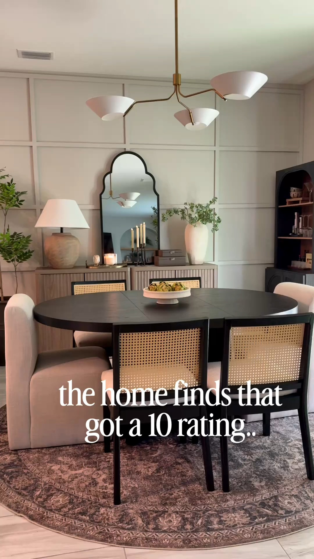 10/10 home finds throughout my home 🔥 

Dining room table, dining room chairs, entryway, console table, modern neutral home inspo, master bedroom, Loloi rugs

#LTKHome #LTKSaleAlert
