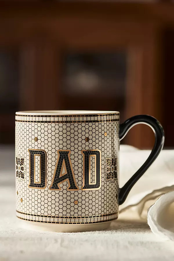 The Bistro Tile Stoneware Mug: Family Edition | Anthropologie (US)