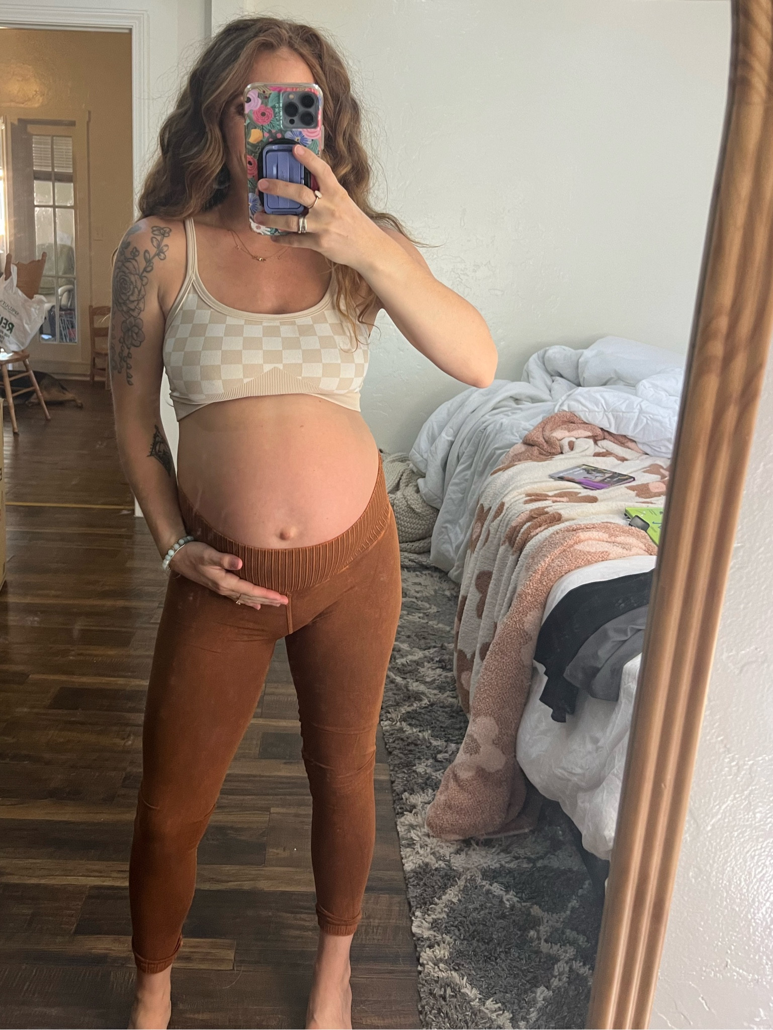 S/m bralette 
Xs/s leggings 