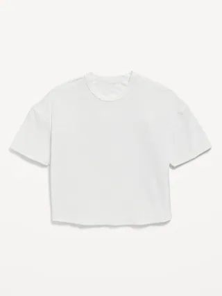 Cloud 94 Soft Go-Dry Cool Cropped T-Shirt for Girls | Old Navy (US)