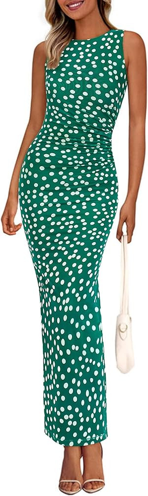 PRETTYGARDEN Women's Summer Formal Floral Maxi Dress | Amazon (US)