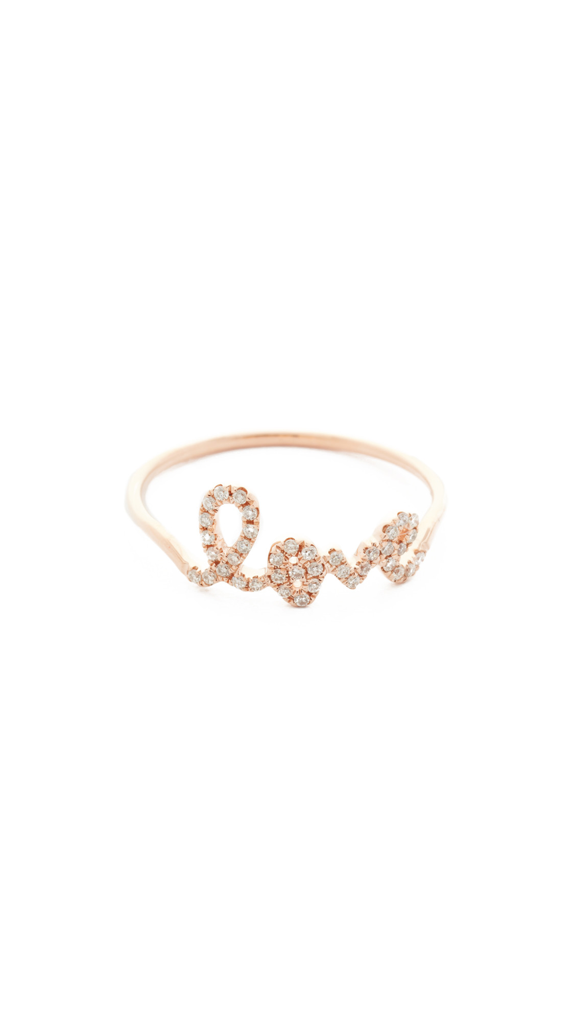 14k Gold Love Ring | Shopbop