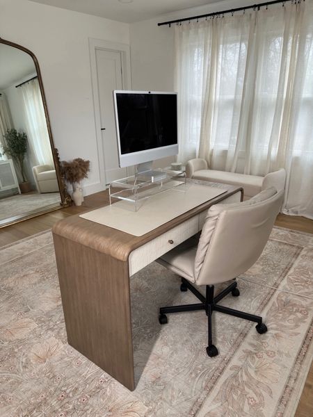 neutral home office of my dreams 🫶🏽

// designer inspired, cb2, boucle, neutral home decor, amazon home decor, Amazon furniture, Walmart home, Target home decor, target home , neutral aesthetic, west elm, ruggable, washable rug, work from home, home office 

#LTKfindsunder100 #LTKhome