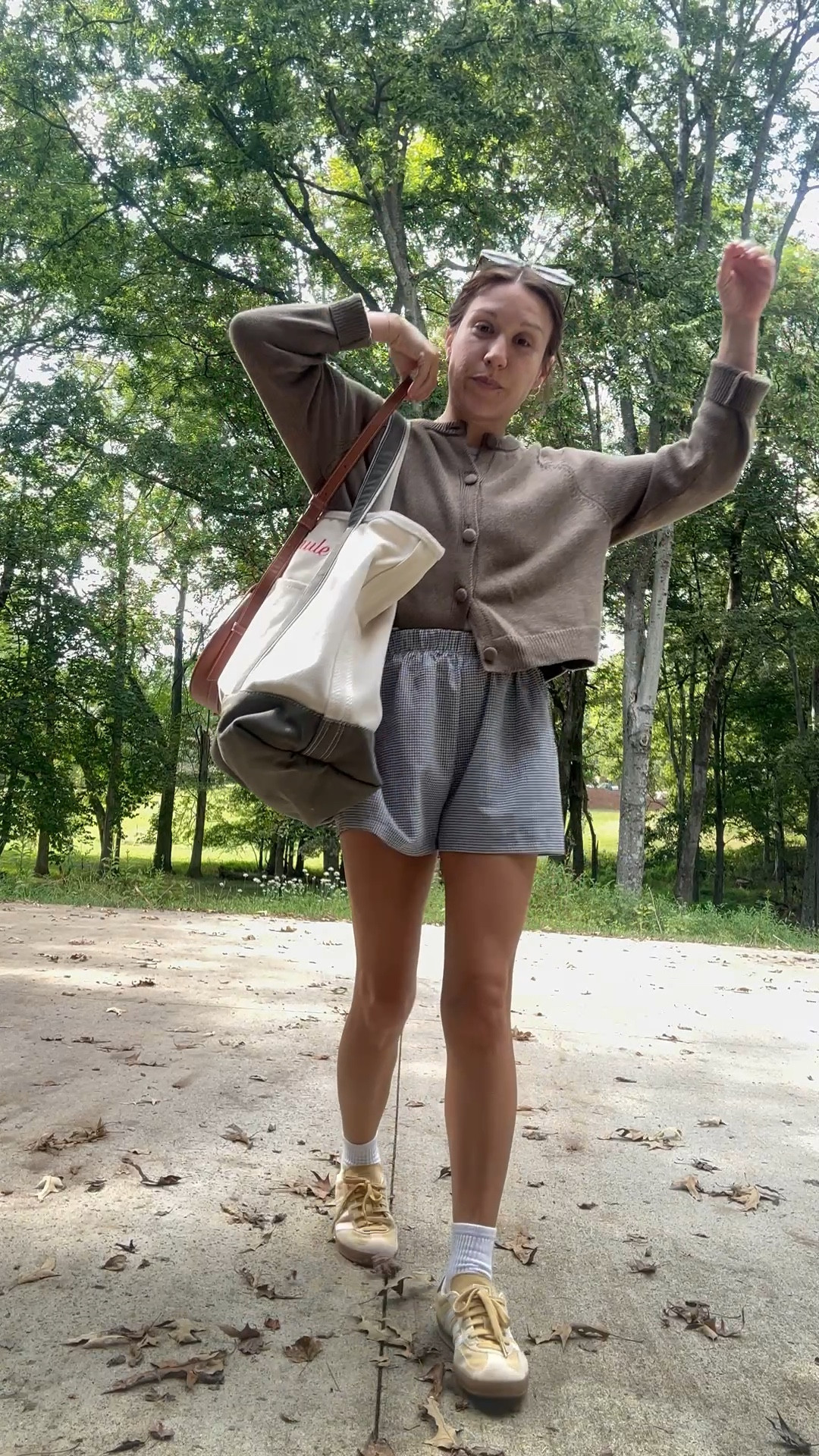 just call me a pack mule 😂 one of my fav transitional fall outfits! 

#LTKSeasonal #LTKShoeCrush #LTKPetite