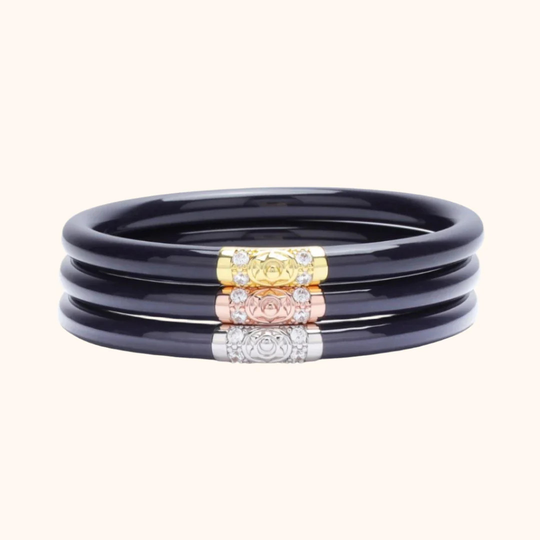 Three Kings All Weather Bangles® (AWB®) - Navy | BuDhaGirl