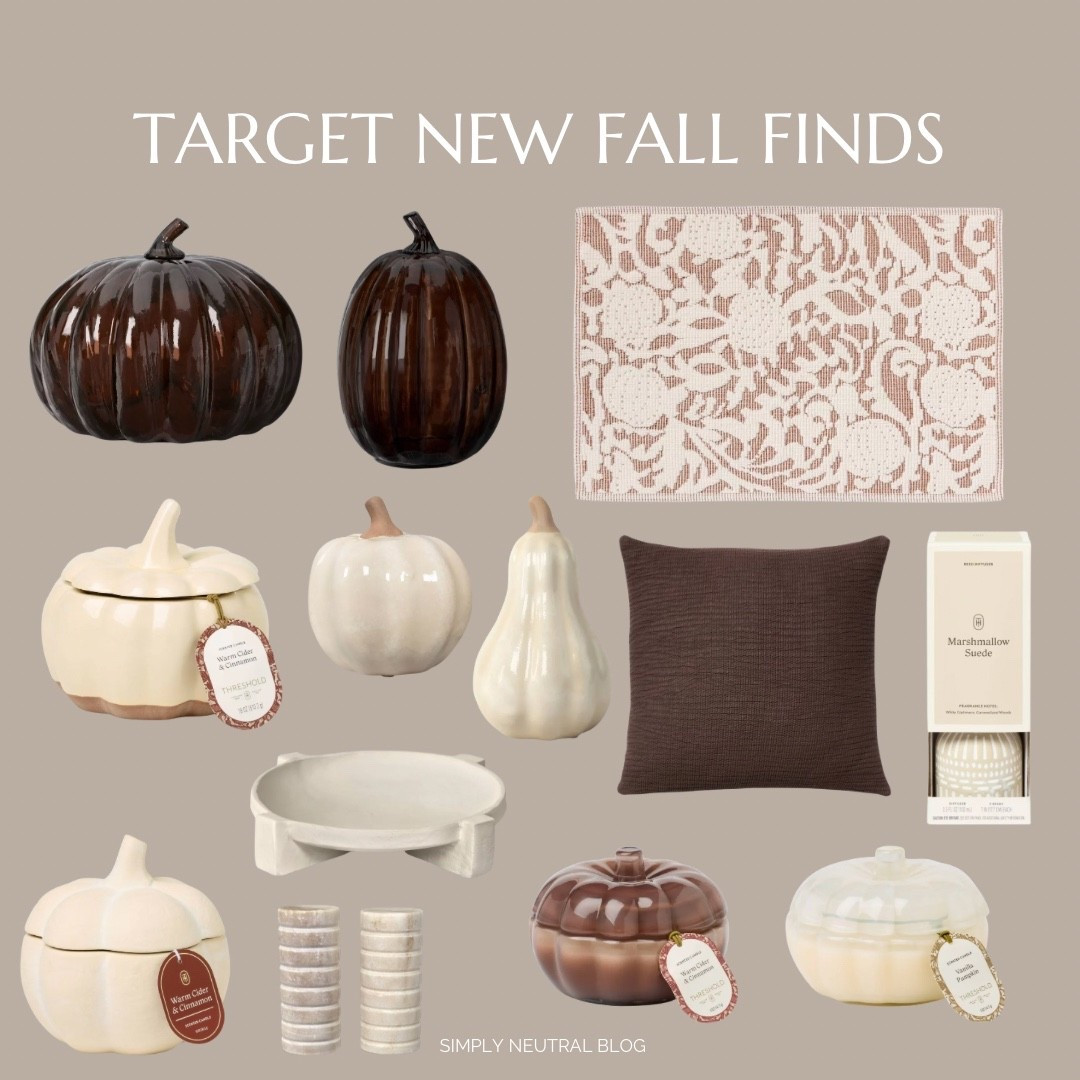 New Threshold arrivals at Target! So many cute & cozy finds for Fall 🍂🤎