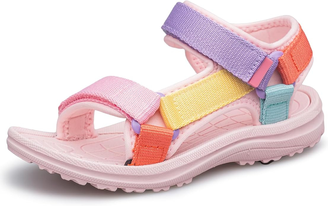 vibdiv Boys Girls Sandals Open-Toe Summer Outdoor Unisex Child Sport Sandals Athletic Lightweight... | Amazon (US)