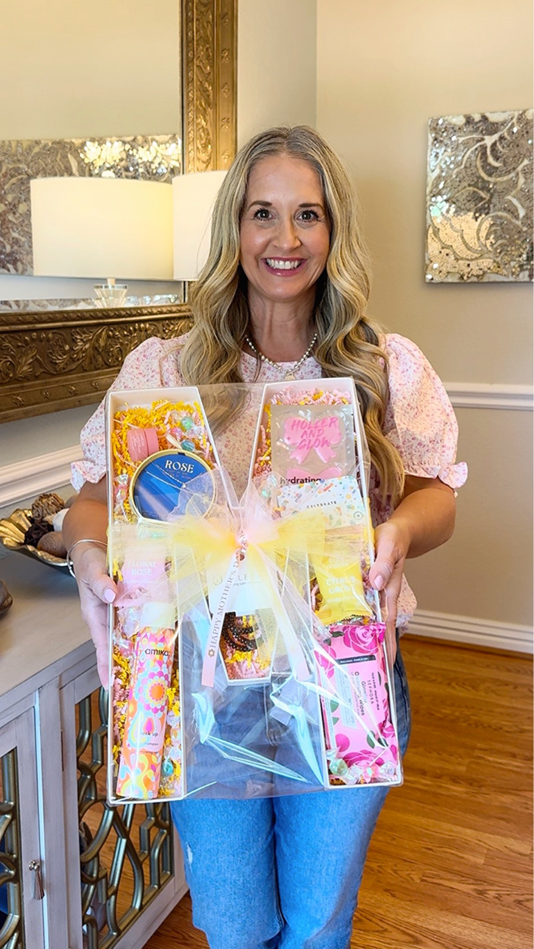 STOP—this might be the cutest Mother’s Day gift ever 😭💖
I made a gift using her initial and filled it with all her favorites… and it turned out SO pizzazzy 🎀✨

You can customize this for ANYONE (mom, grandma, teacher, bestie!!) and make it as luxe or budget as you want!

Add a personalized ribbon + bow and it instantly feels next level 💕

#LTKSeasonal
