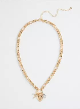 Link Heart Charm Necklace | Torrid (US & Canada)