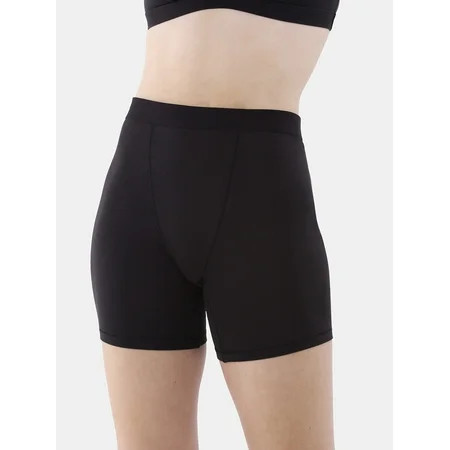 No Boundaries Cotton Ribbed Boxer Short Panties | Walmart (US)