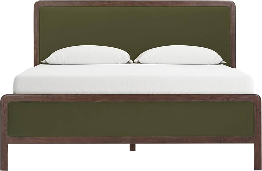 Tov Furniture Hella Forest Green Velvet King Bed | Amazon (US)