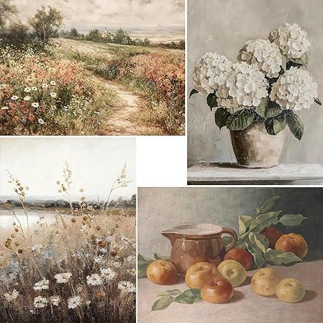 GOUOYANA Large Diamond Art Kits for Adults - 4 pce, Diamond Art Flowers for Beginners, DIY Full R... | Amazon (US)