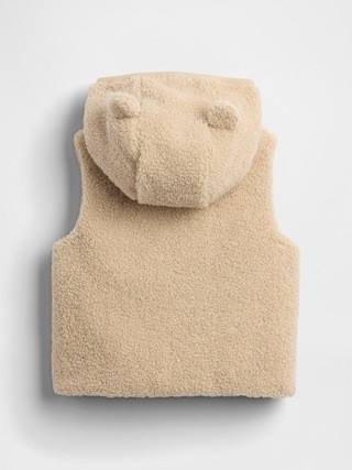 Baby Sherpa Hooded Vest | Gap (US)