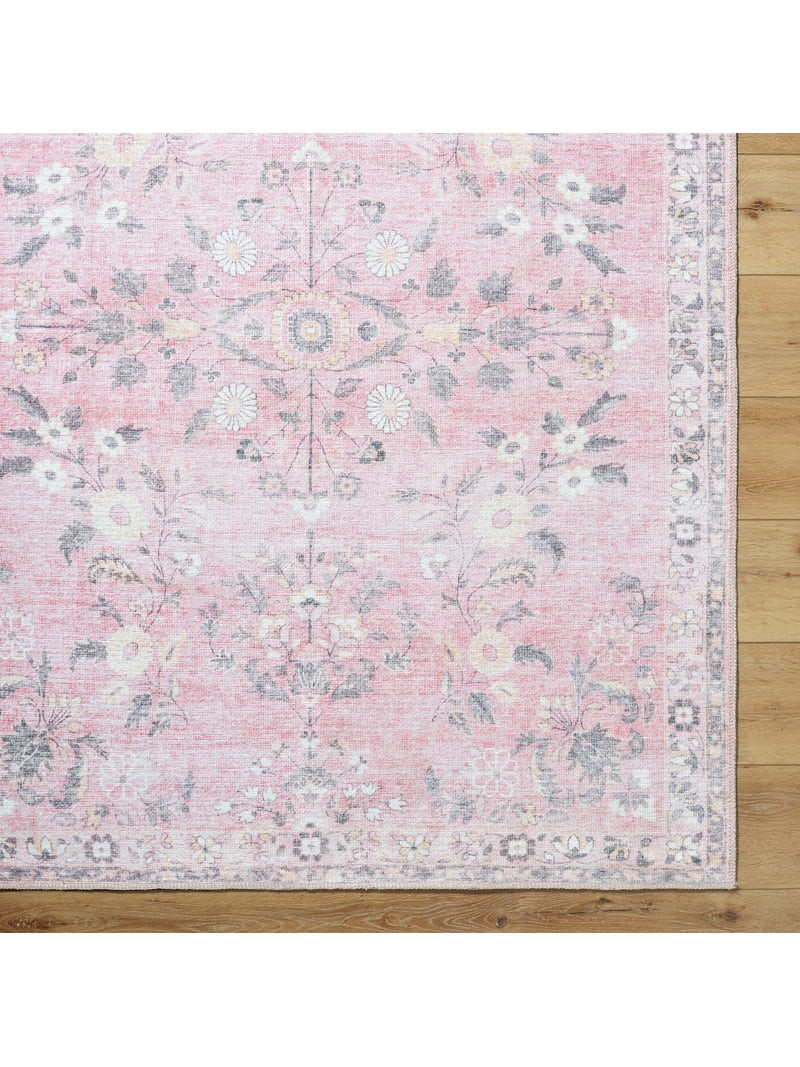My Texas House Lucy Traditional Indoor Washable 8' x 10' Area Rug | Walmart (US)