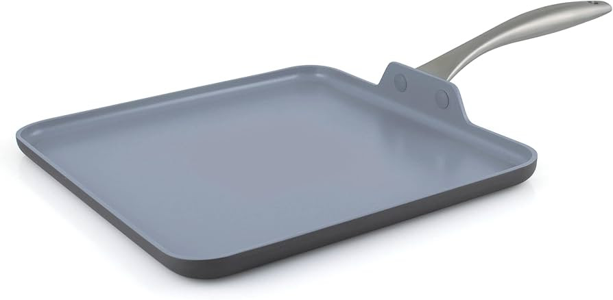 GreenPan Lima Hard Anodized 11” Square Griddle Pan, Ceramic Nonstick, PFAS-Free Nontoxic Pots a... | Amazon (US)