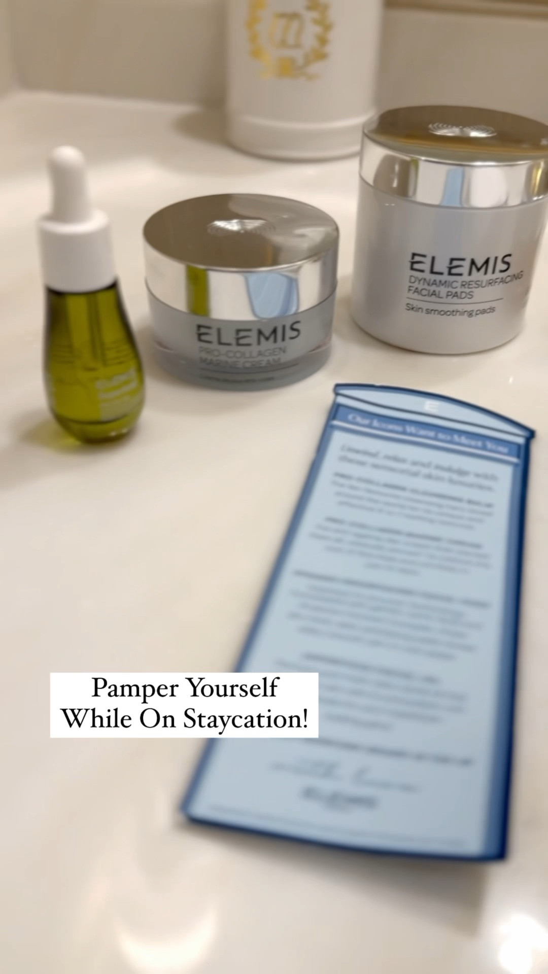 Pamper yourself at how, on vacation or staycation with Elemis beauty products 

#LTKtravel #LTKVideo #LTKhome