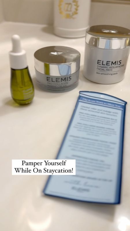 Pamper yourself at how, on vacation or staycation with Elemis beauty products 

#LTKtravel #LTKVideo #LTKhome