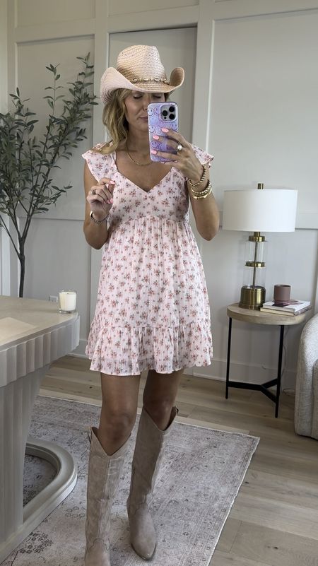 Loving this outfit for country concerts !! So comfy too. Use my code TORIG20 for discount. #PinkLily #Romper #Concert #CountryConcert #Dress #ConcertStyle #Boots.

#LTKFindsUnder50 #LTKStyleTip #LTKSaleAlert