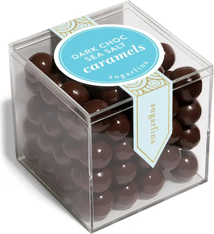Dark Chocolate Sea Salt Caramels Candy Cube | Nordstrom