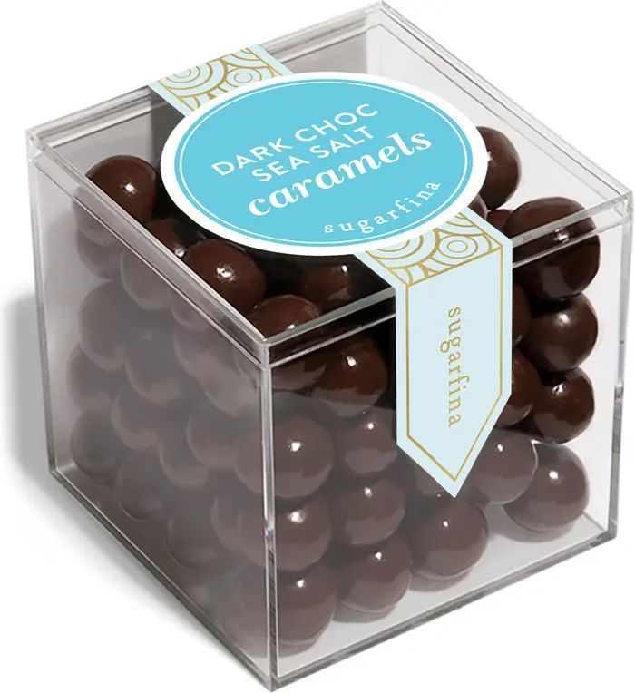 Dark Chocolate Sea Salt Caramels Candy Cube | Nordstrom