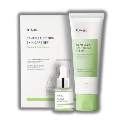 iUNIK Centella Edition Skincare Set Renewed | Centella Asiatica and Tea Tree Leaf Waters to Soothe, Calm, Moisturize - (2 Pcs) | Target