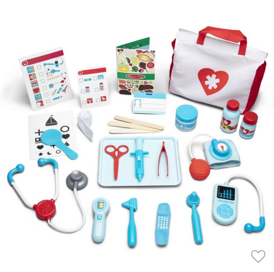Melissa and Doug doctor kit 

#imaginaryplay #pretendplay #slptoyrecs #toddlergifts #preschoolgifts

#LTKGiftGuide #LTKkids #LTKbaby