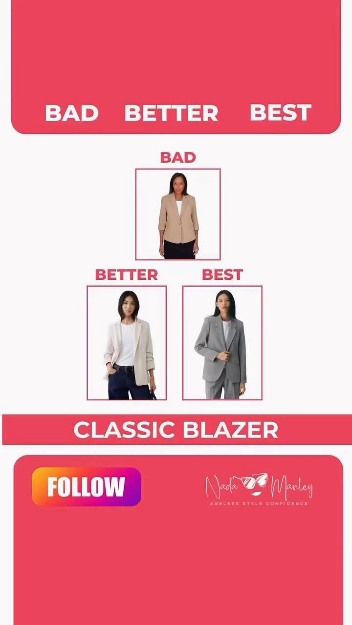 Blazers can complete an outfit, or dated. Here are a few of my favorite classic styles. #personalstylist #styleover50

#LTKWorkwear #LTKOver40