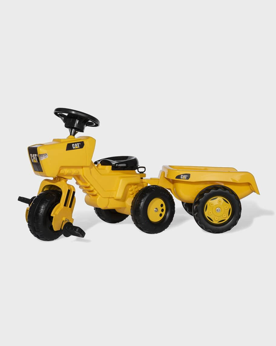 Kettler CAT 3-Wheel Tricycle Tractor with Trailer | Neiman Marcus