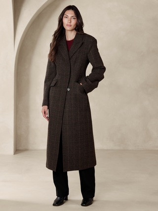 Isola Melton Hourglass Topcoat | Banana Republic (US)