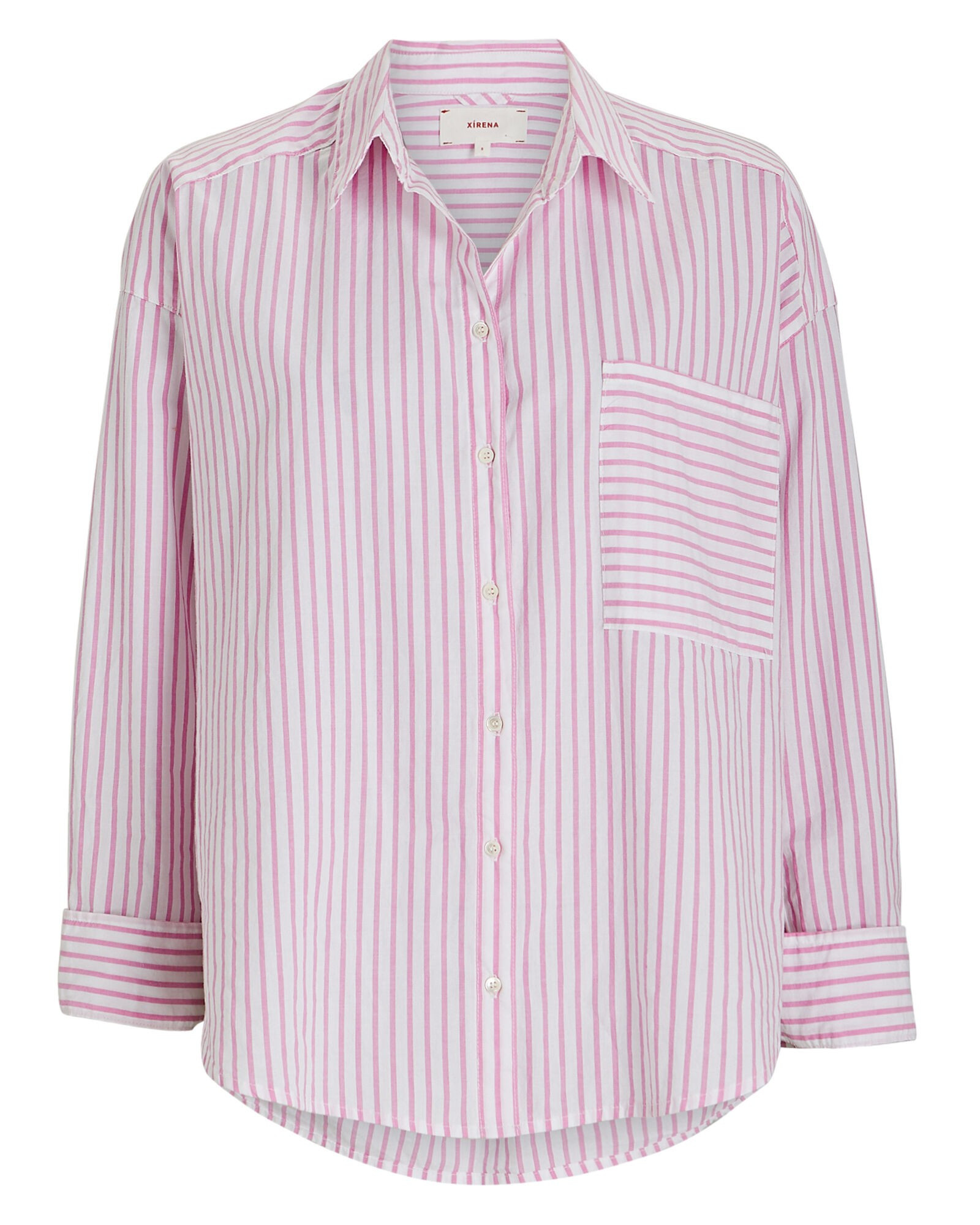 Jodi Oversized Striped Cotton Shirt | INTERMIX