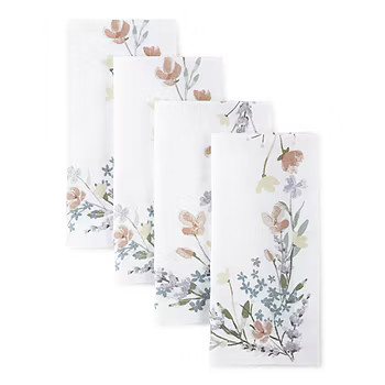 Linden Street Miriam Floral 4-pc. Napkins | JCPenney