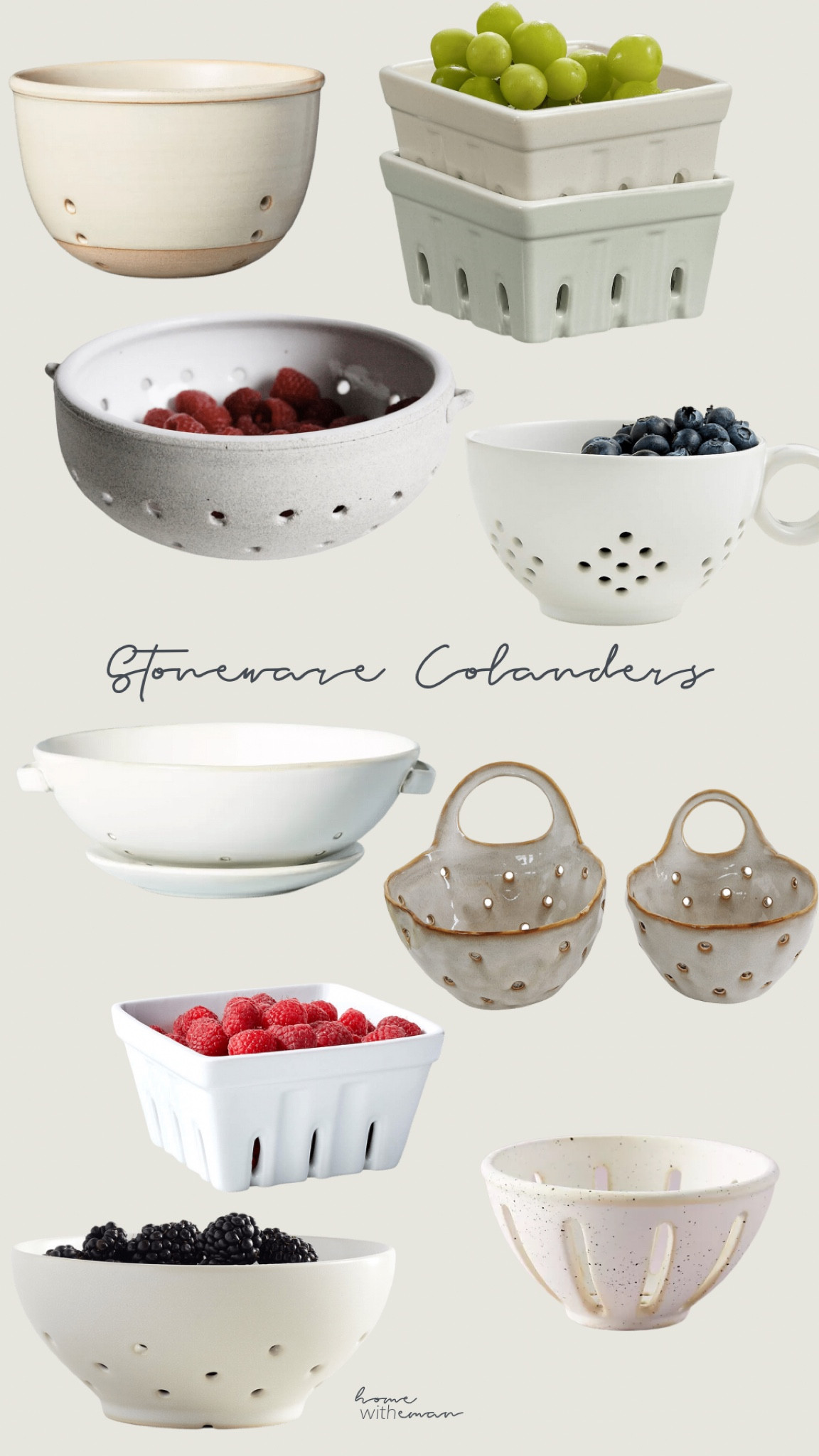 Stoneware and ceramic colanders, berry bowls! #amazonfinds #founditonamazon #amazonhomefinds 

#LTKunder50 #LTKhome