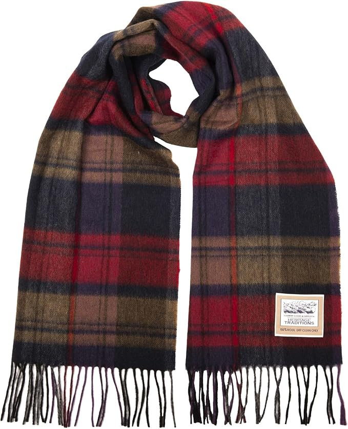 Heritage Traditions 100% Pure Wool Tartan Scarves Shawls and Wraps | Amazon (UK)