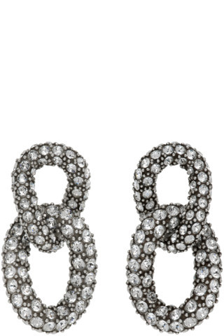 Isabel Marant - Silver Funky Ring Earrings | SSENSE
