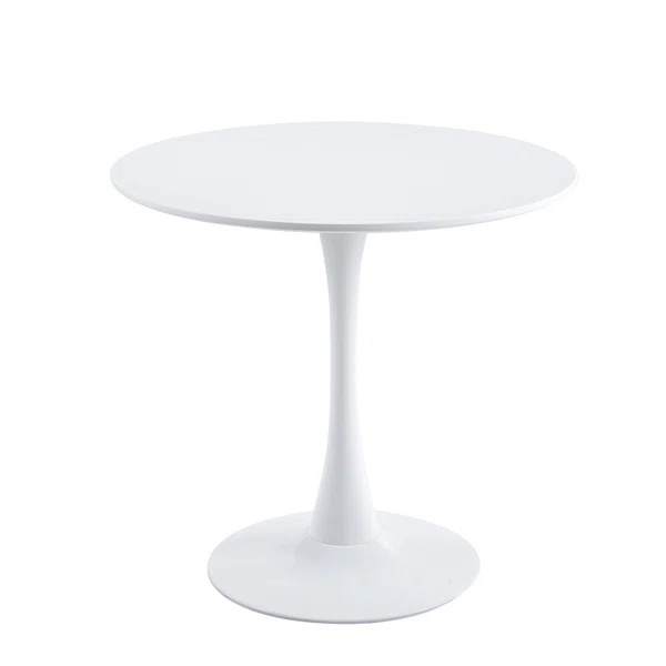 Mid Century Modern Dining Table/Coffee Table with Round Top & Pedestal Base, Functional Table for... | Wayfair North America