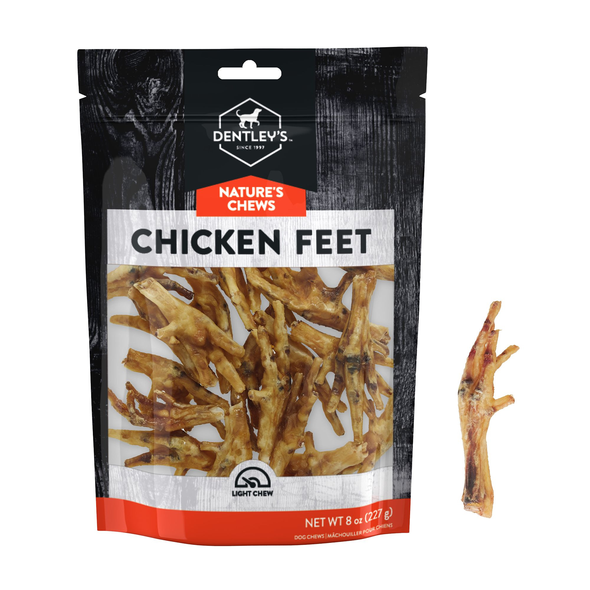 Dentley's Exotics Chicken Feet Dog Chews - Chicken | PetSmart